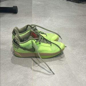 Nike Green and Tan Sneakers